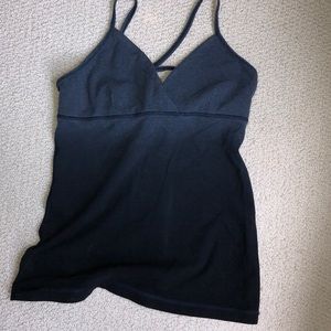 grey to black ombré lululemon tank top